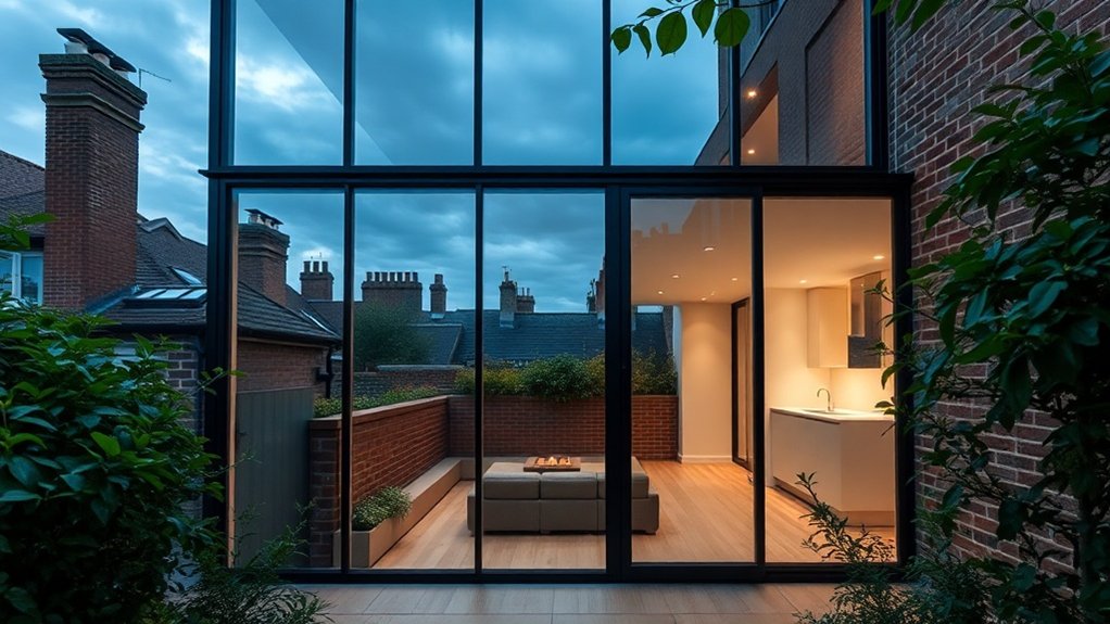 Glass Extension Walls Cricklewood