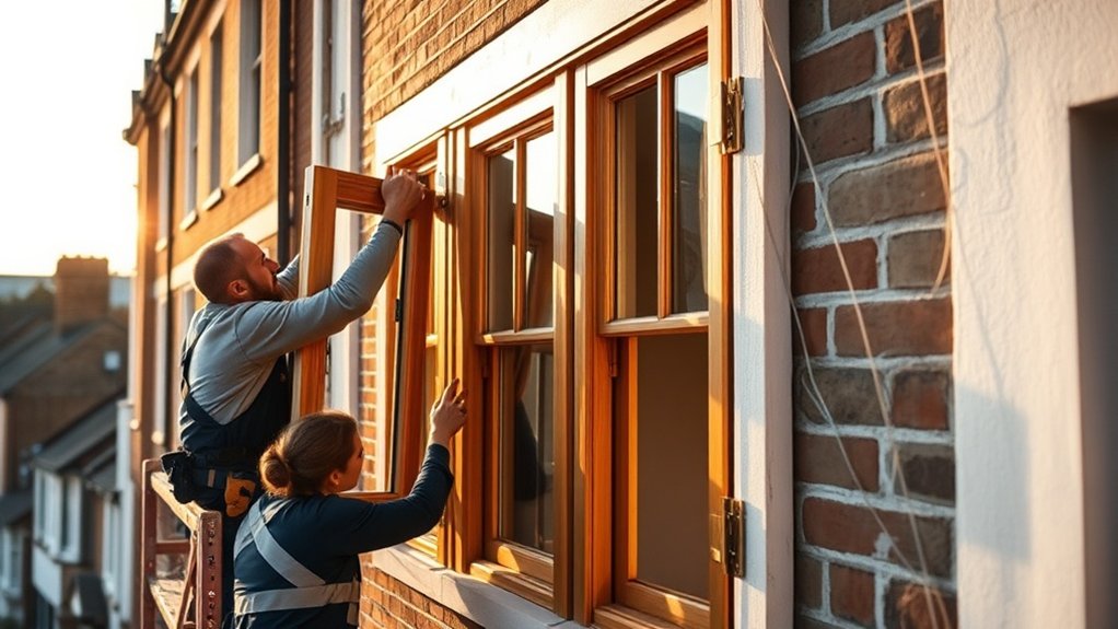 Wooden Window Installation Cricklewood