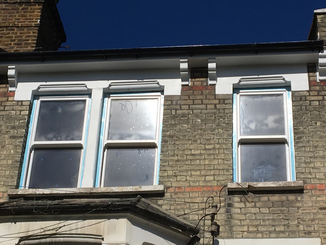 New uPVC sash windows fitted on Victorian terrace in Cricklewood